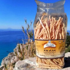 Fileja Artigianali Cipolla Rossa di Tropea e Bietola - Pasta Secca Artigianale Calabrese con Cipolla e Bietola da 500g