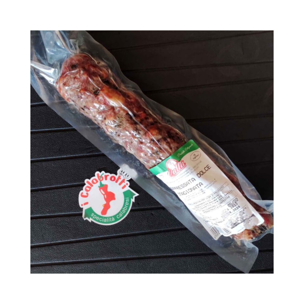 Soppressata Calabrese Dolce Senza Coloranti ne Conservanti 300/350g