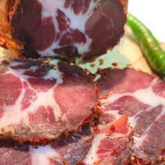 Capocollo Stagionato Calabrese Piccante Artigianale 300g/350g senza Glutine