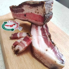 Pancetta Tesa stagionata Calabrese 300g/350g Artigianale